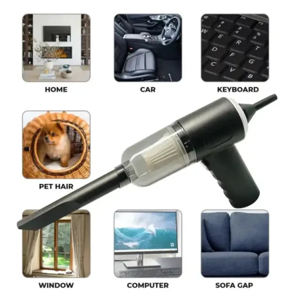 3-in-1 Wireless Vacuum Cleaner | Strong Suction, Blower & Air Pump
