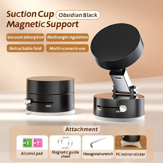 Strong Magnetic 360° Phone Mount – Multi-Purpose Car & Desk Holder