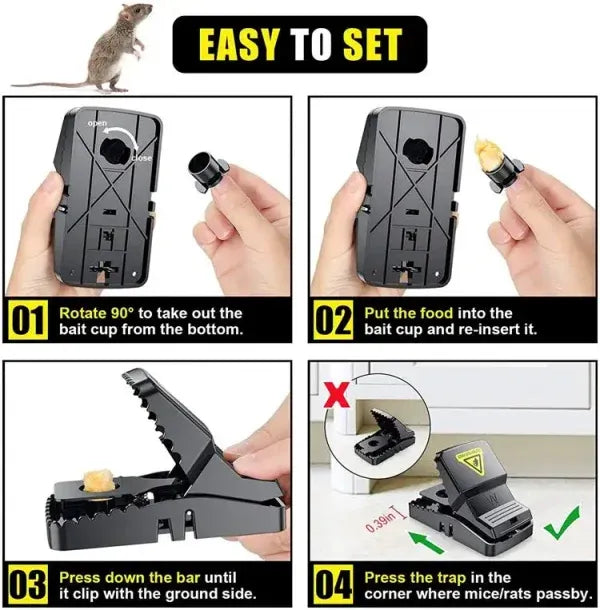 Smart Spring Mouse Trap